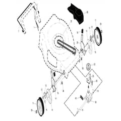 McCulloch M56-140WF - 96121002503 - 2014-11 - Drive Parts Diagram