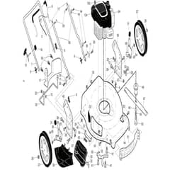 McCulloch M56-140WF - 96121002505 - 2016-08 - Frame Parts Diagram