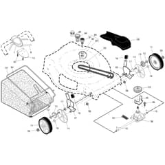 McCulloch M56-170AWFPX - 96141026300 - 2013-01 - Drive Parts Diagram