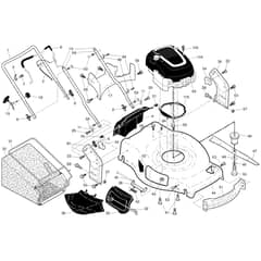 McCulloch M56-190APX - 96141030000 - 2014-10 - Frame & Engine Parts Diagram