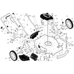McCulloch M56-190AWFPX - 96141026201 - 2014-01 - Frame Parts Diagram