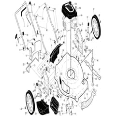 McCulloch M56-190AWFPX - 96141026203 - 2015-02 - Frame Parts Diagram