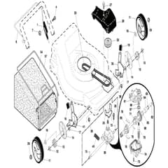 McCulloch M56-675 CMD - 96141016600 - 2008-03 - Drive Parts Diagram