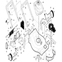 McCulloch M56-675 CMD - 96141016600 - 2008-03 - Frame Parts Diagram