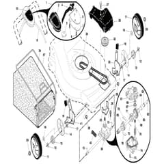 McCulloch M56-675 DWA - 96141015402 - 2008-03 - Drive Parts Diagram