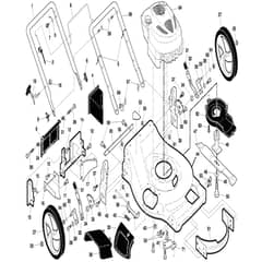 McCulloch M56-675 DWA - 96141015402 - 2008-03 - Frame Parts Diagram