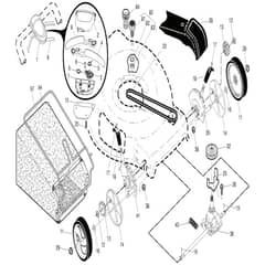 McCulloch M56-875 DWA - 96141022501 - 2010-06 - Drive Parts Diagram