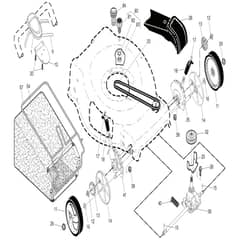 McCulloch M56-875 DWA - 96141022502 - 2010-10 - Drive Parts Diagram