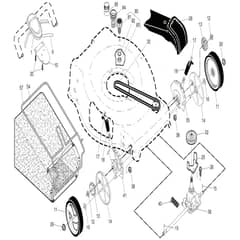 McCulloch M56-875 DWA - 96141022503 - 2010-12 - Drive Parts Diagram