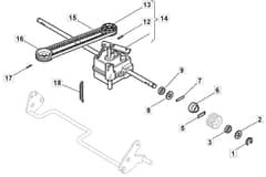 M60 PD - 2006 - 292552023/MOE - Mountfield Rotary Mower Transmission Diagram