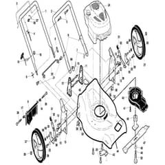 McCulloch M60B53 HW - 96141014101 - 2007-04 - Frame Parts Diagram
