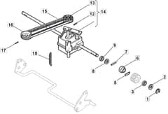 M62 PD - 2008 - 292552033/CAI - Mountfield Rotary Mower Transmission Diagram
