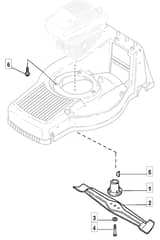 M63 PD ES - 2007 - 292552543/MO7 - Mountfield Rotary Mower Blade Diagram
