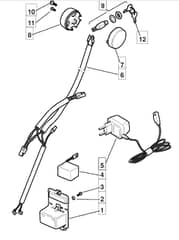 M63 PD ES - 2007 - 292552543/MO7 - Mountfield Rotary Mower Electric Start Diagram