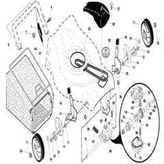 McCulloch M6553D - 96141014902 - 2007-08 - Drive Parts Diagram