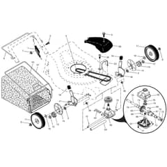 McCulloch M65B53 FD - 96141014200 - 2007-04 - Drive Parts Diagram