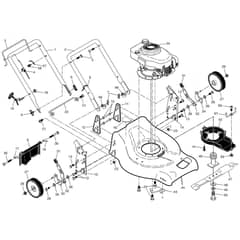 McCulloch M65B53 FD - 96141014200 - 2007-04 - Frame Parts Diagram