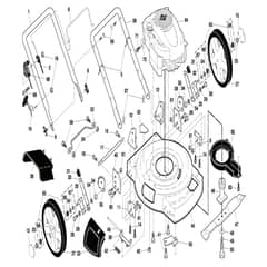 McCulloch M65B56S DK - 96121000100 - 2008-06 - Frame Parts Diagram
