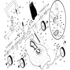 McCulloch M65B5 SD - 96141000300 - 2007-04 - Drive Parts Diagram