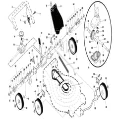 McCulloch M65B5 SD - 96141000302 - 2007-04 - Drive Parts Diagram