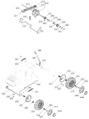 M6 PD - 2006 - 12-9634-81 - Mountfield Rotary Mower Wheels Diagram