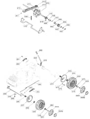 M6 PD ES - 2005 - 12-9698-80 - Mountfield Rotary Mower Wheels Diagram