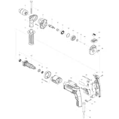 Makita M8104 - Hammer Drill - Power Tool Diagram
