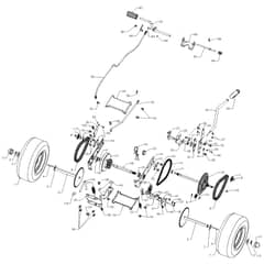 McCulloch M95-66X - 96021002301 - 2012-01 - Drive Parts Diagram