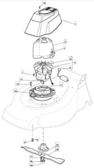 M 46 EL - 2010 - 294480663/CAI - Mountfield Rotary Mower Blade Diagram
