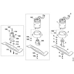 Viking MA400 - Engine - Blade - Parts Diagram