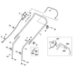 Viking MA450 - Handle - Parts Diagram