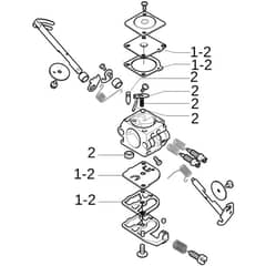 McCulloch MAC 20 X POWER - 2010-05 - Carburettor (1) Parts Diagram