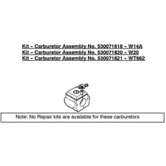 McCulloch MAC 325 - 2008-05 - Carburettor Parts Diagram