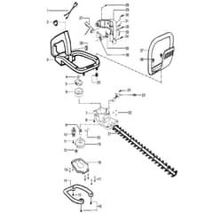 McCulloch Mac 5616 Lite - 2008-11 - Clutch & Oil Pump Parts Diagram