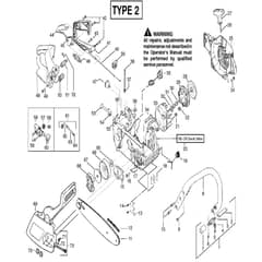 McCulloch MAC CAT 440 - 2008-05 - Chassis & Enclosures (3) Parts Diagram