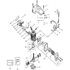McCulloch MAC CAT 440 - 2008-05 - Engine (3) Parts Diagram