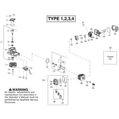 McCulloch MAC GB275 - 2010-06 - Engine (1) Parts Diagram