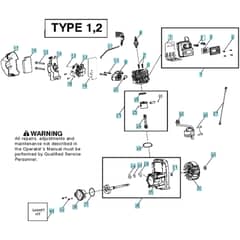 McCulloch MAC GBV325 - 2010-07 - Engine Parts Diagram