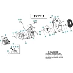 McCulloch MAC GBV325 - 2010-07 - Housing (1) Parts Diagram
