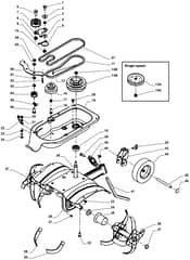 MANOR 40 G - 2008-2010 - 214000043/MO8 - Mountfield Tiller Transmission Diagram