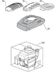 MANOR 500 G - 2008-2010 - 215000043/MO8 - Mountfield Tiller Engine Diagram
