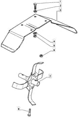 MANOR 500 G - 2008-2010 - 215000043/MO8 - Mountfield Tiller Tine Diagram