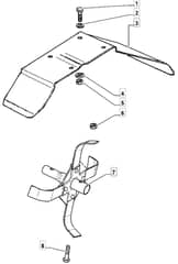 MANOR 500 RG - 2008-2010 - 215010043/MO8 - Mountfield Tiller Tine Diagram