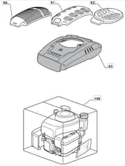 MANOR 50 G - 2008-2010 - 216000043/MO8 - Mountfield Tiller Engine Diagram