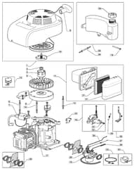 MANOR 50 G - 2008-2010 - 216000043/MO8 - Mountfield Tiller WBE0701 Diagram