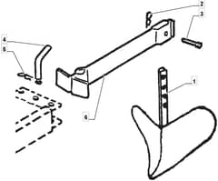 MANOR 75-G - 2008-2010 - 217500043/MO8 - Mountfield Tiller Plough Diagram