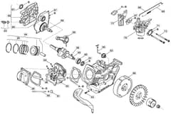 MANOR 75 R G - 2010 - 217510043/M10 - Mountfield Tiller Cylinder Diagram