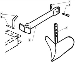 MANOR 75 R G - 2010 - 217510043/M10 - Mountfield Tiller Plough Diagram