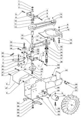 MANOR 87 B - 2009-2010 - 210870023/MO9 - Mountfield Scythe Main Assembly Diagram