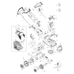 MAX 53 TK ALLROAD ALUMINIUM (K805) EURO 5 - Oleo-Mac Rotary Mower illustrated parts list Diagram